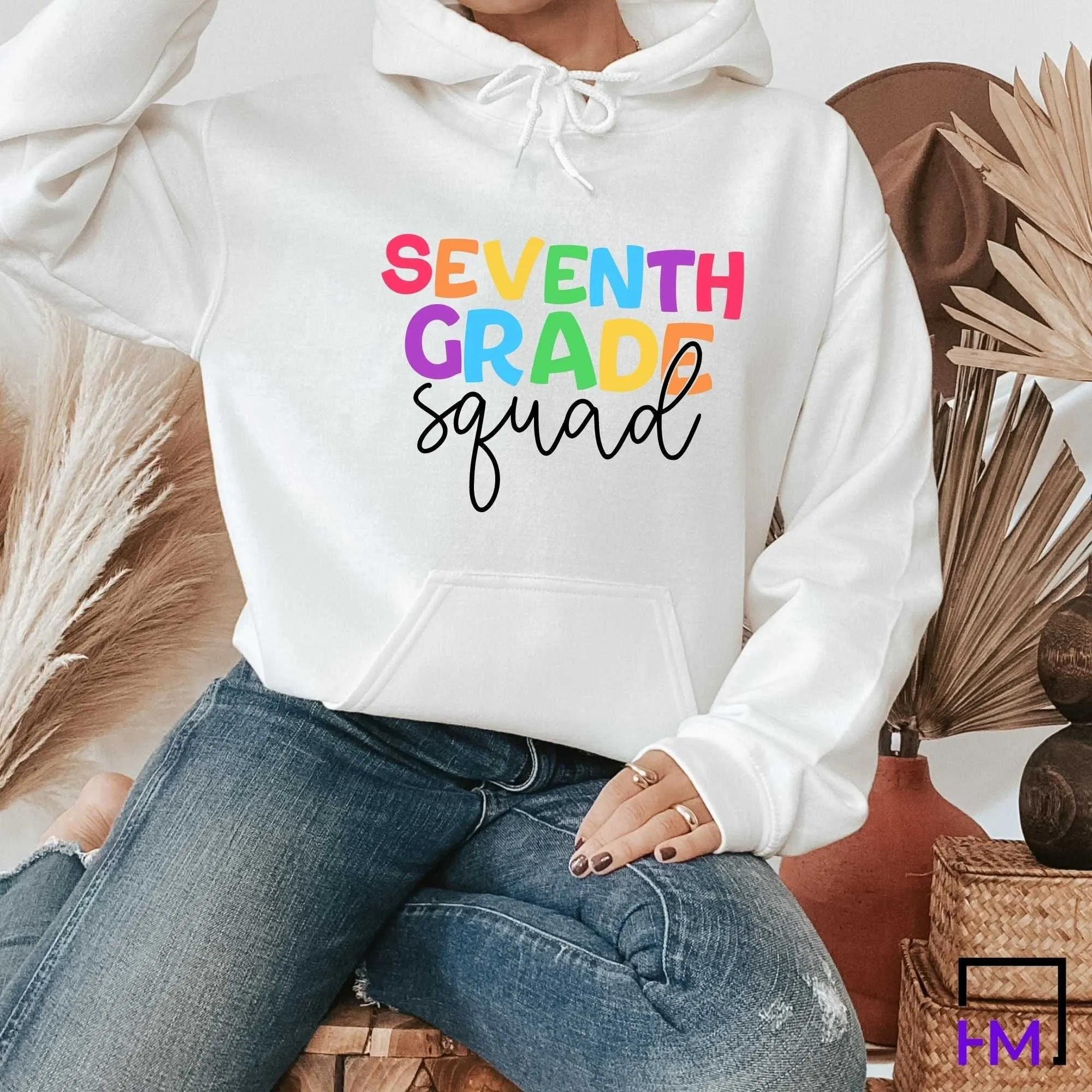 7th Grade Squad Teacher Shirt, Great for New Teacher, Teacher Teams & Appreciation Gifts