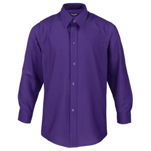 Boys Dark Purple Formal Shirt