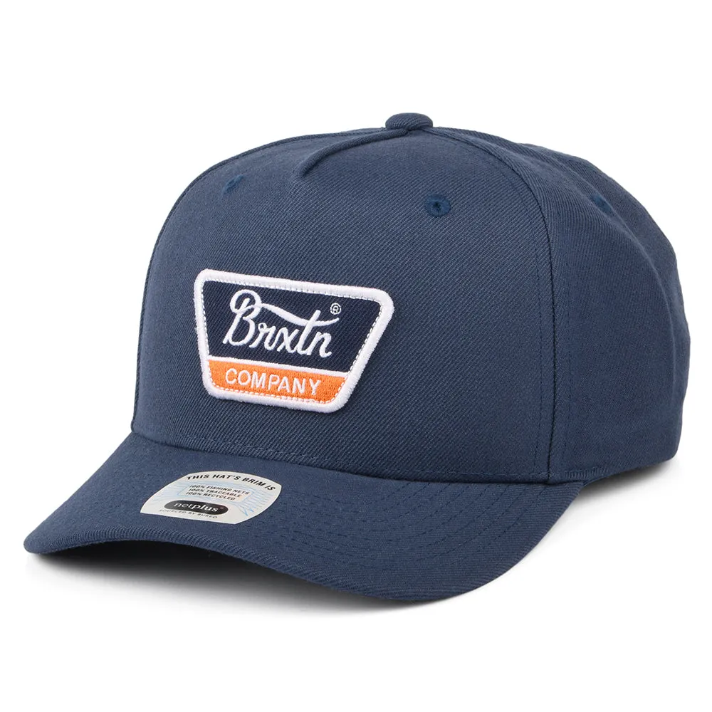 Brixton Hats Linwood C NetPlus MP Snapback Cap - Slate Blue