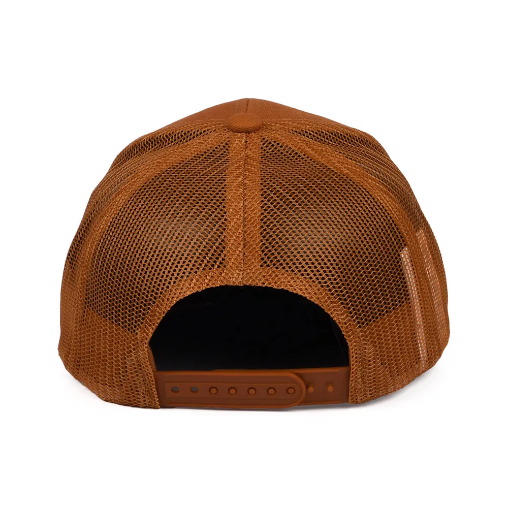 Brixton Hats Rival Stamp NetPlus MP Trucker Cap - Burnt Orange