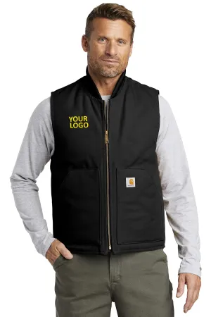 Carhartt Duck Customized Vests, Black