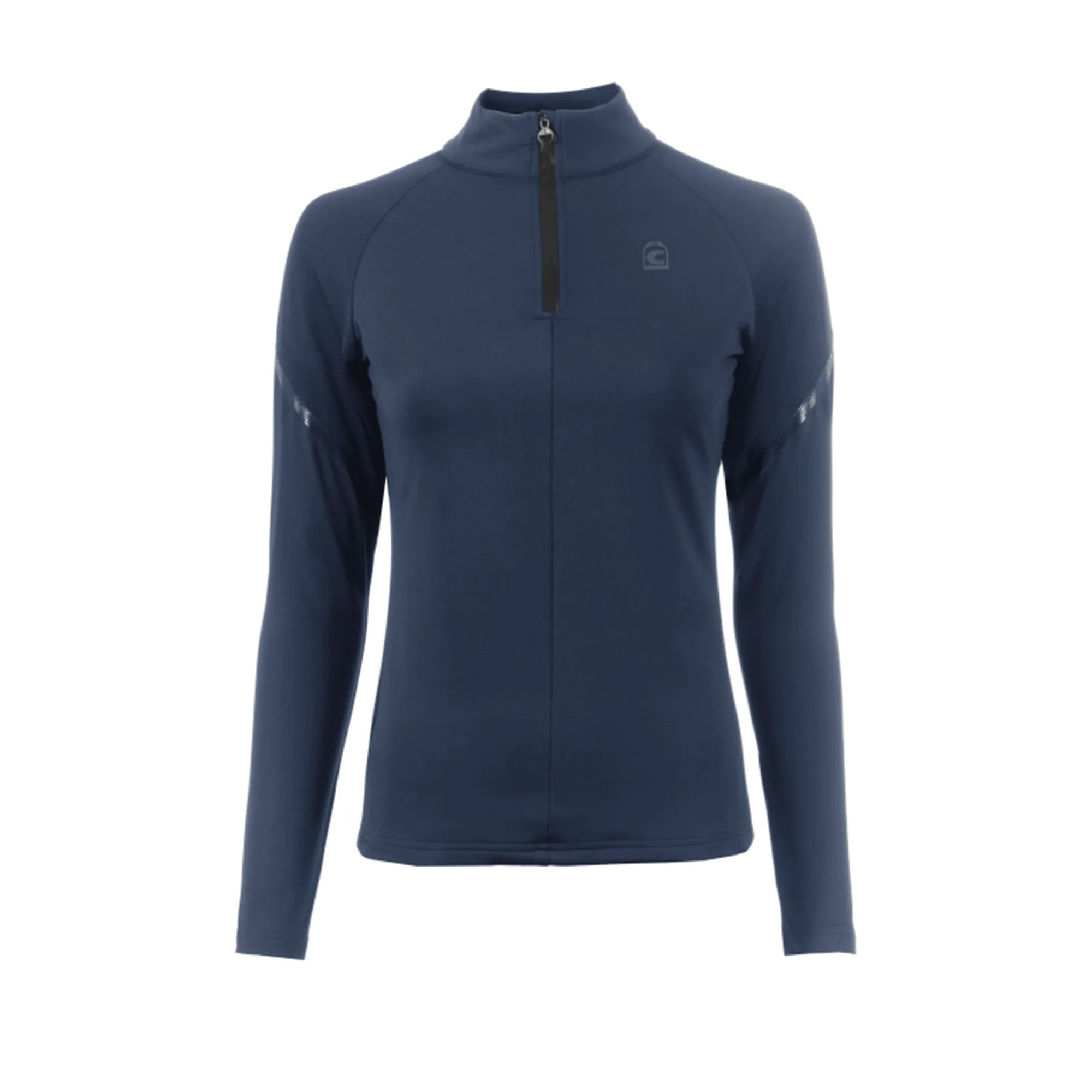 Cavallo CavalMILLA Ladies 1/2 Zip Long Sleeve Training Shirt, Night Blue