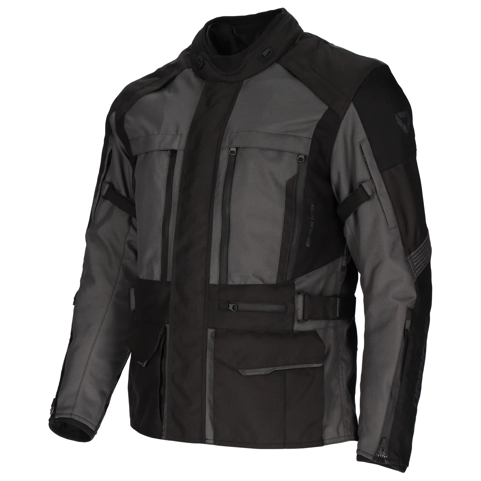 DRIRIDER EXPLORER DARK GREY/BLACK TEXTILE JACKET