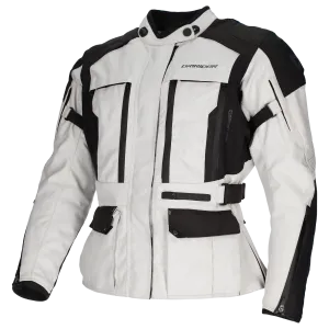 DRIRIDER EXPLORER LIGHT GREY/BLACK TEXTILE JACKET