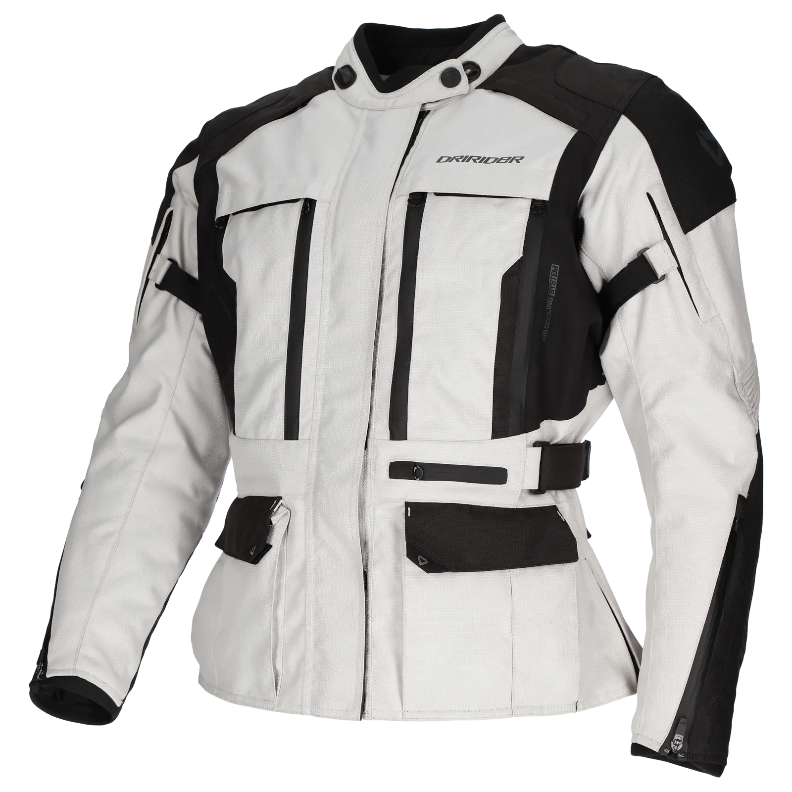 DRIRIDER EXPLORER LIGHT GREY/BLACK TEXTILE JACKET