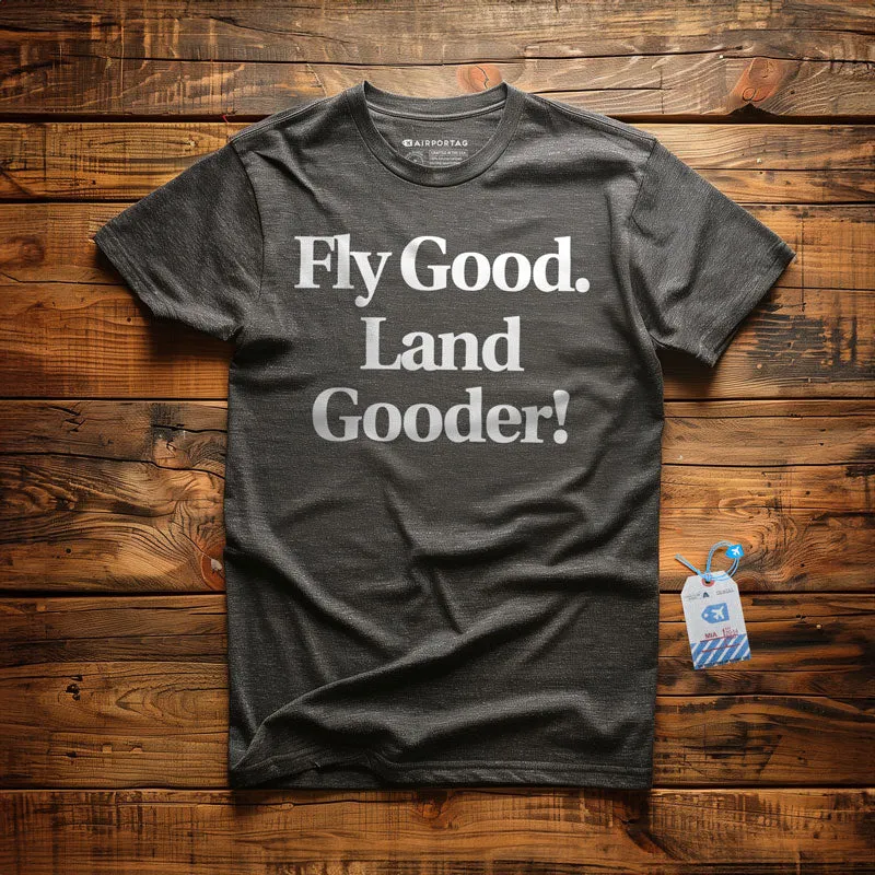 Fly Good Land Gooder - T-Shirt