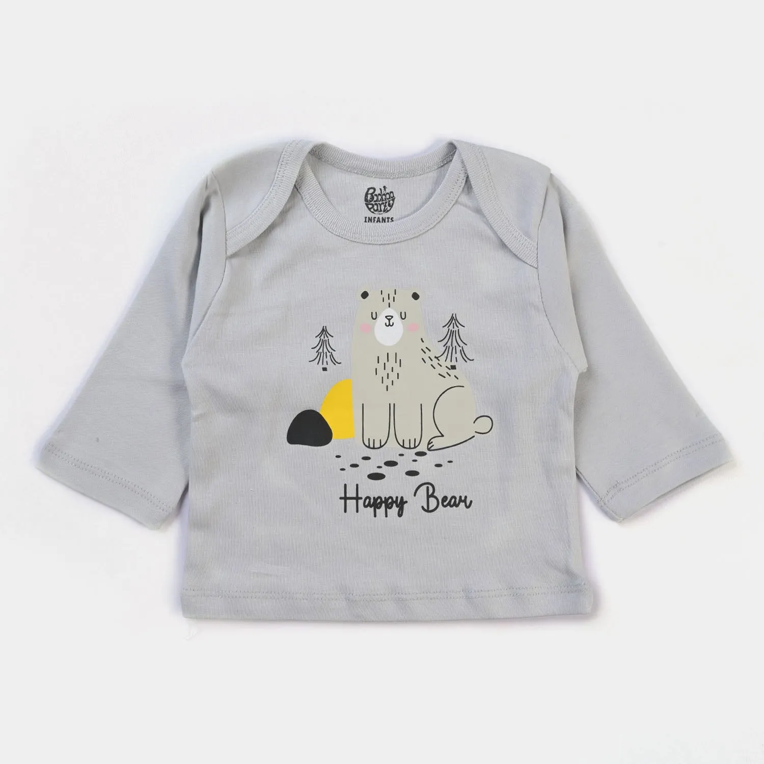 Infant Boys Cotton T-Shirt 3PCs Set Bear