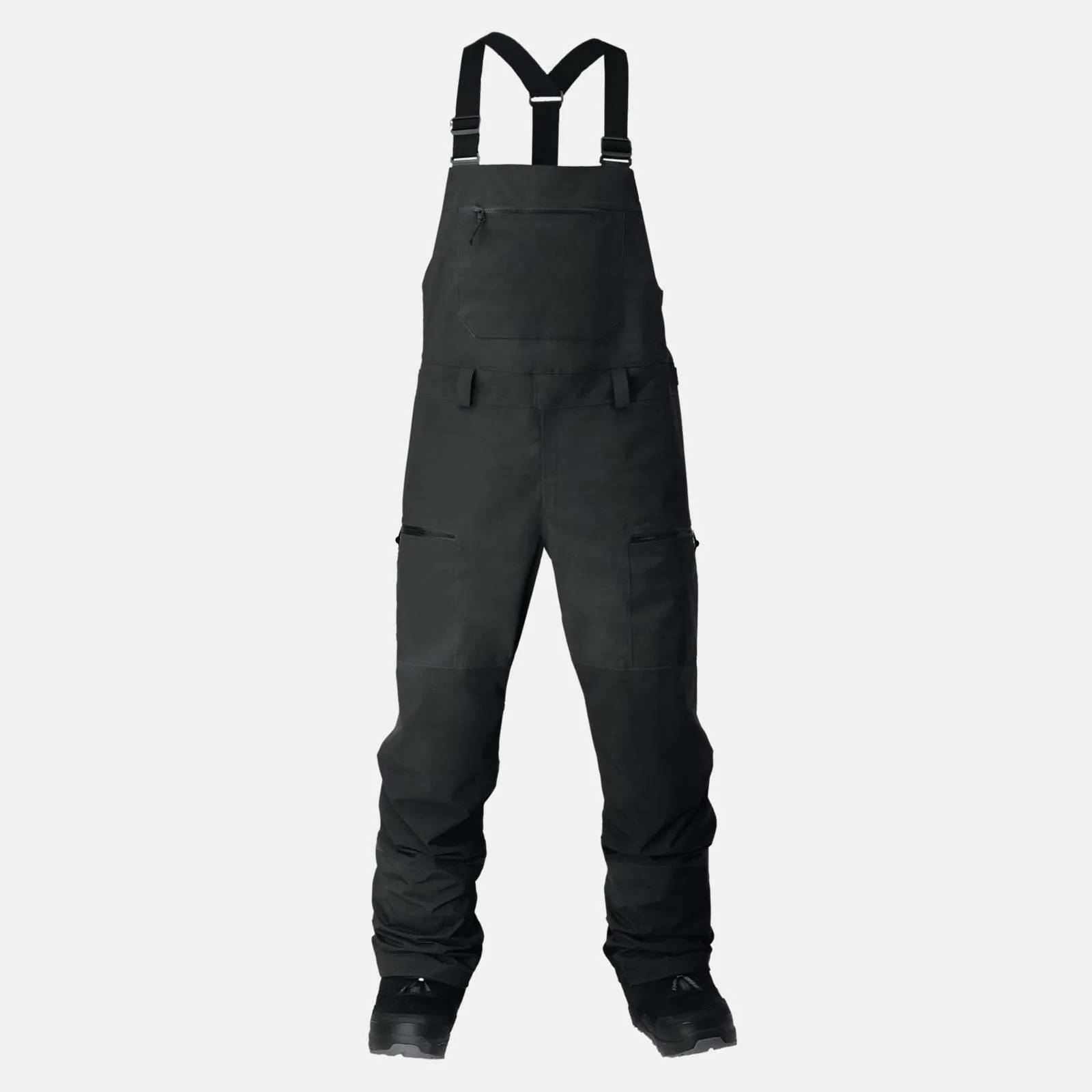 Jones Mountain Surf Bib Pants Mens Stealth Black