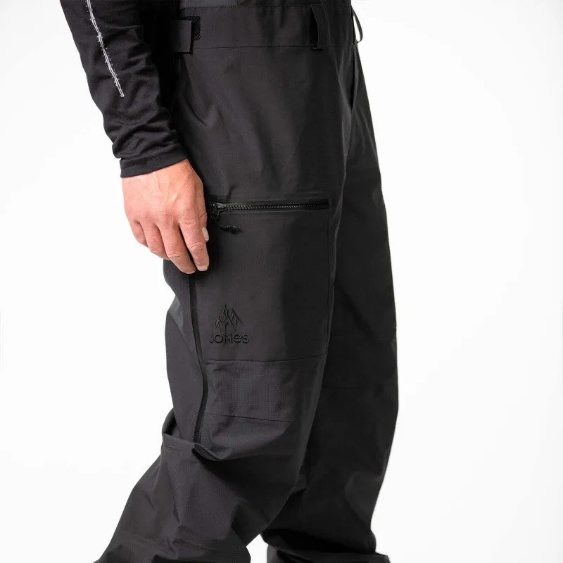 Jones Mountain Surf Bib Pants Mens Stealth Black