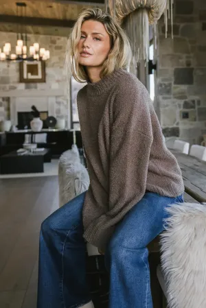 Madilyn Cozy Sweater in Brown - FINAL SALE