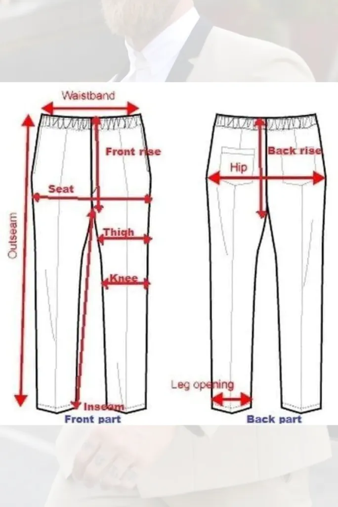 Man Classic Office Pant Elegant Trouser Wedding New Stylish Pants Groom Mens Bespoke Gift For him