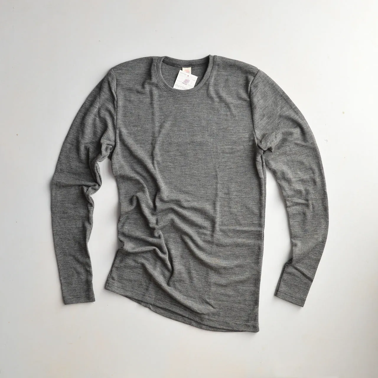 Men's 100% Organic Merino Wool Long Sleeve Top *Returning 2025