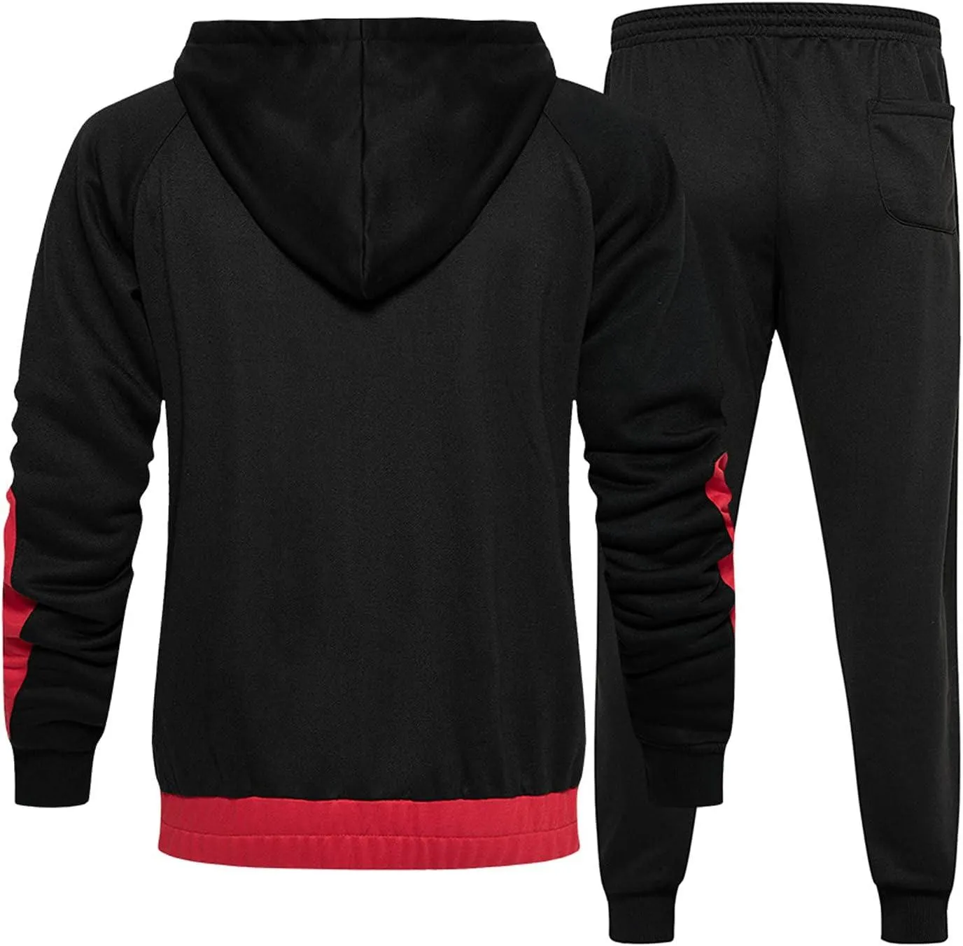 Men's Hooded Gym Tracksuit Weightlifting Sportsuit-ZPK006143