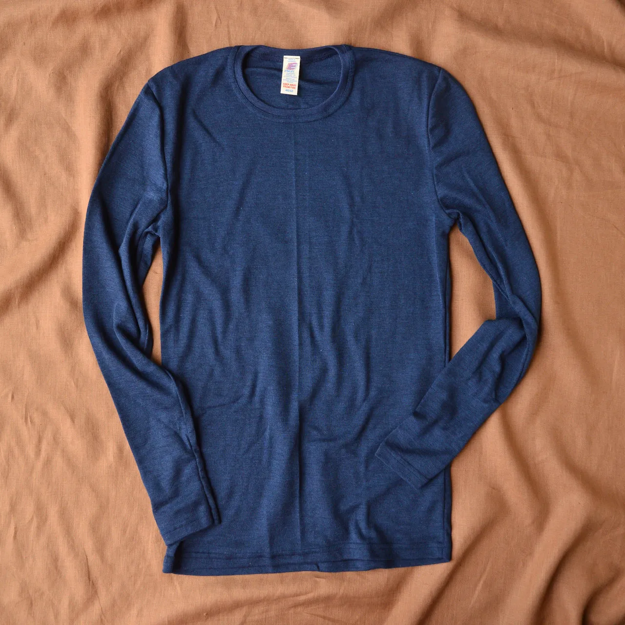 Men's Organic Merino/Silk Long Sleeve Top