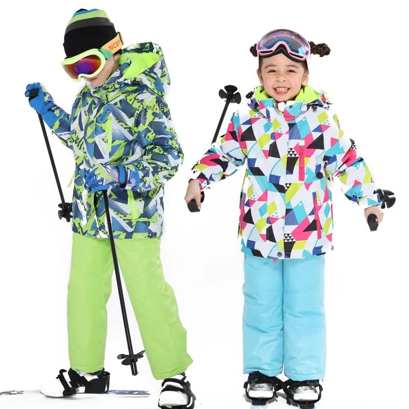 MUTUSNOW Waterproof Winter Girls Snow Suit - Kid's