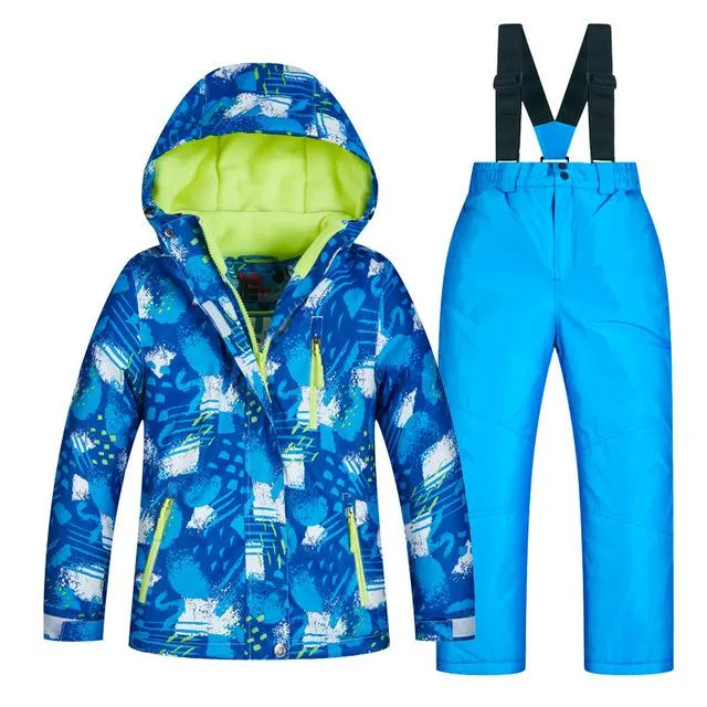 MUTUSNOW Waterproof Winter Girls Snow Suit - Kid's