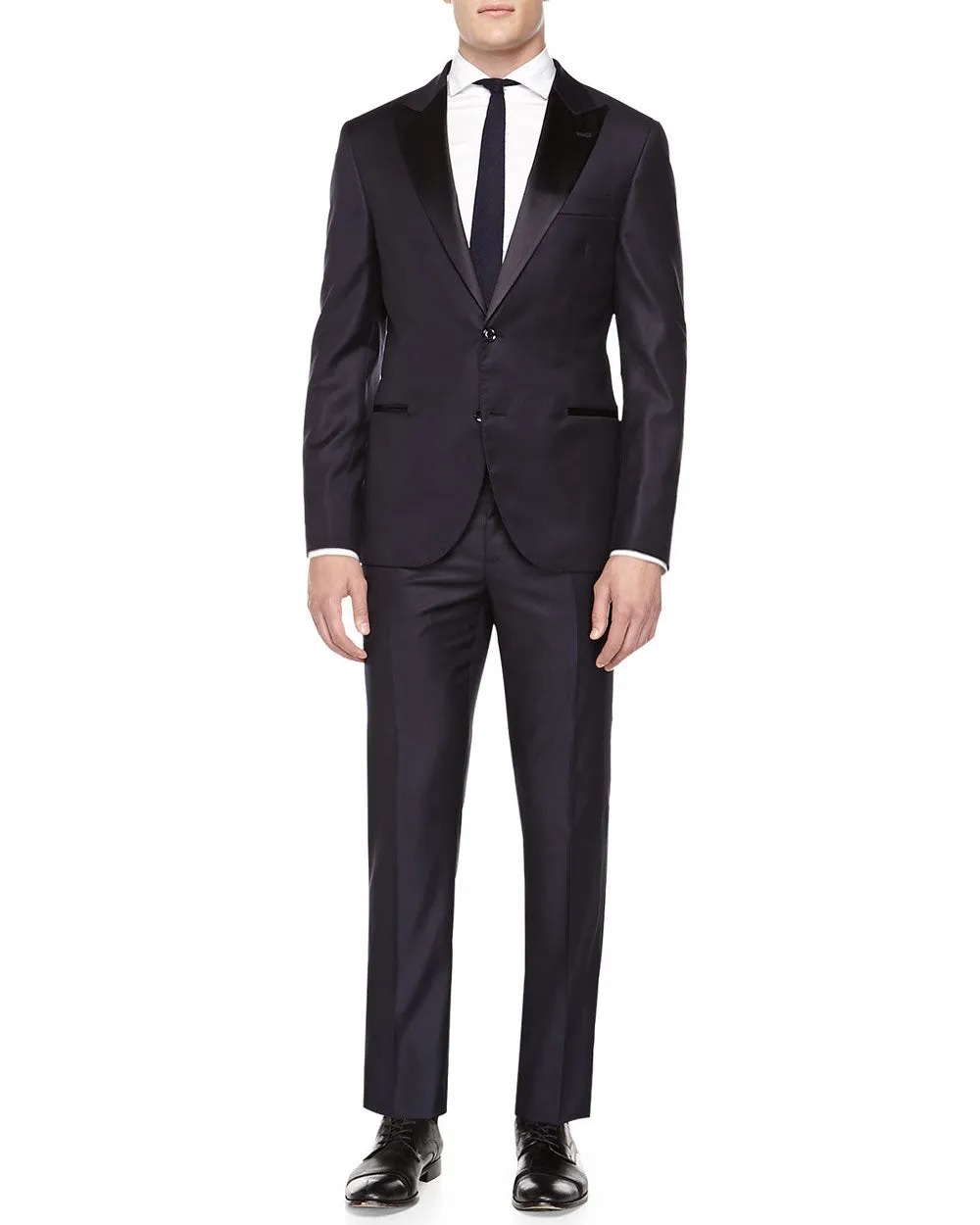 Navy Peak Lapel Tuxedo