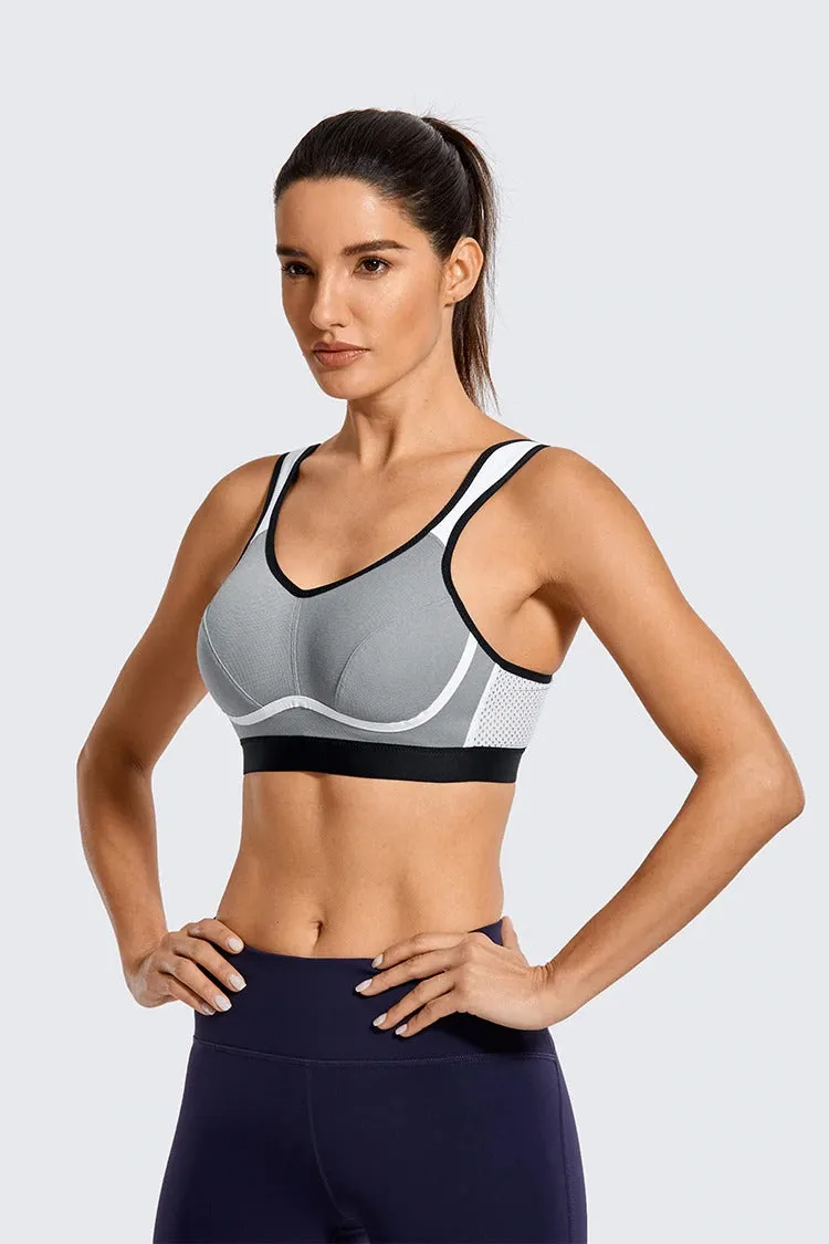 Power® High Impact Moisture-wicking Wire Free Sports Bra