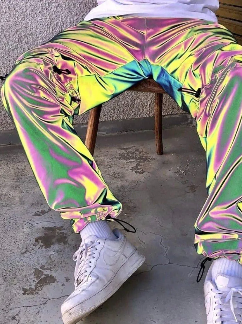 RAINBOW REFLECTIVE PANTS VH STUDIOS