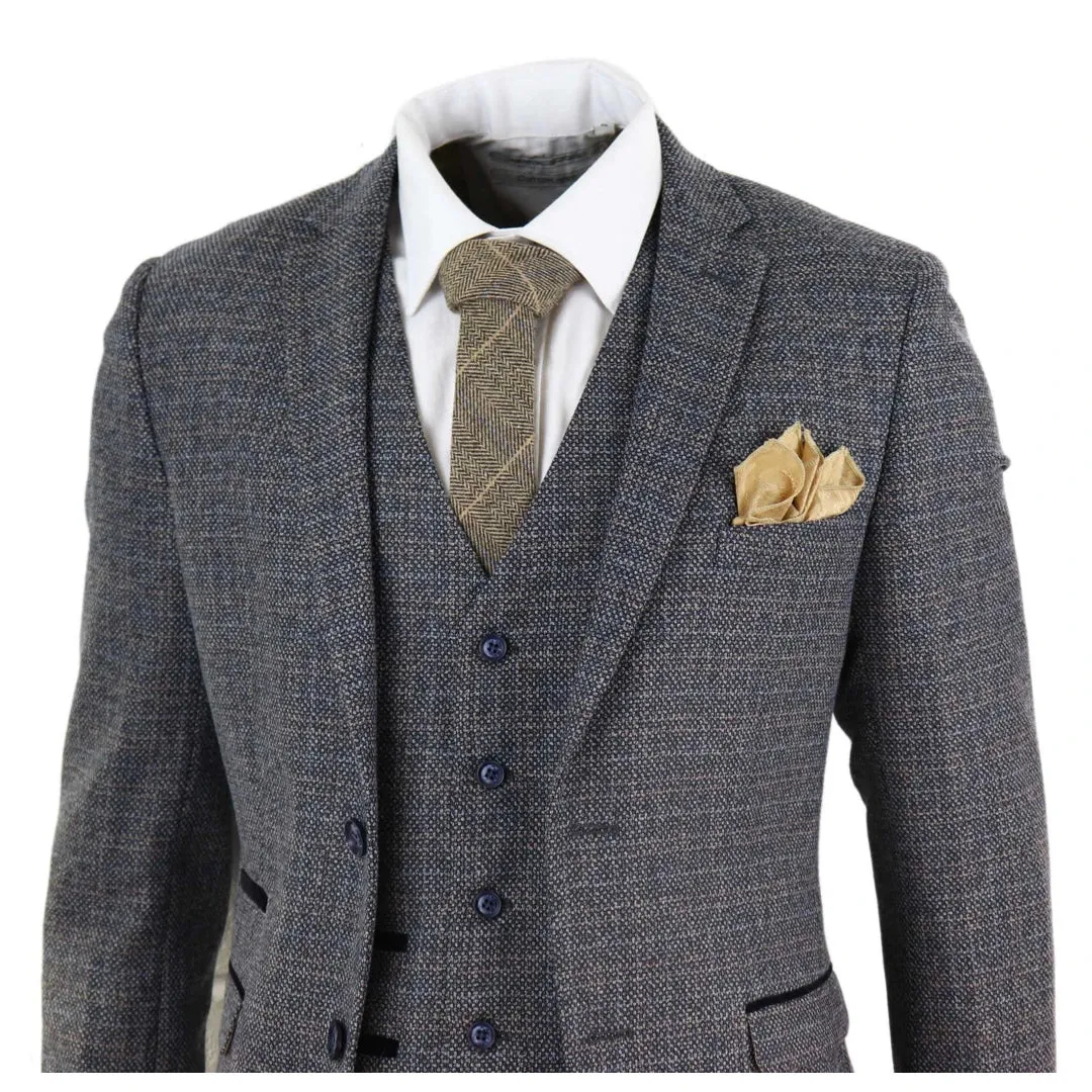 Ralph - Men's 3 Piece Suit Tweed Check 1920s