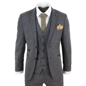 Ralph - Men's 3 Piece Suit Tweed Check 1920s