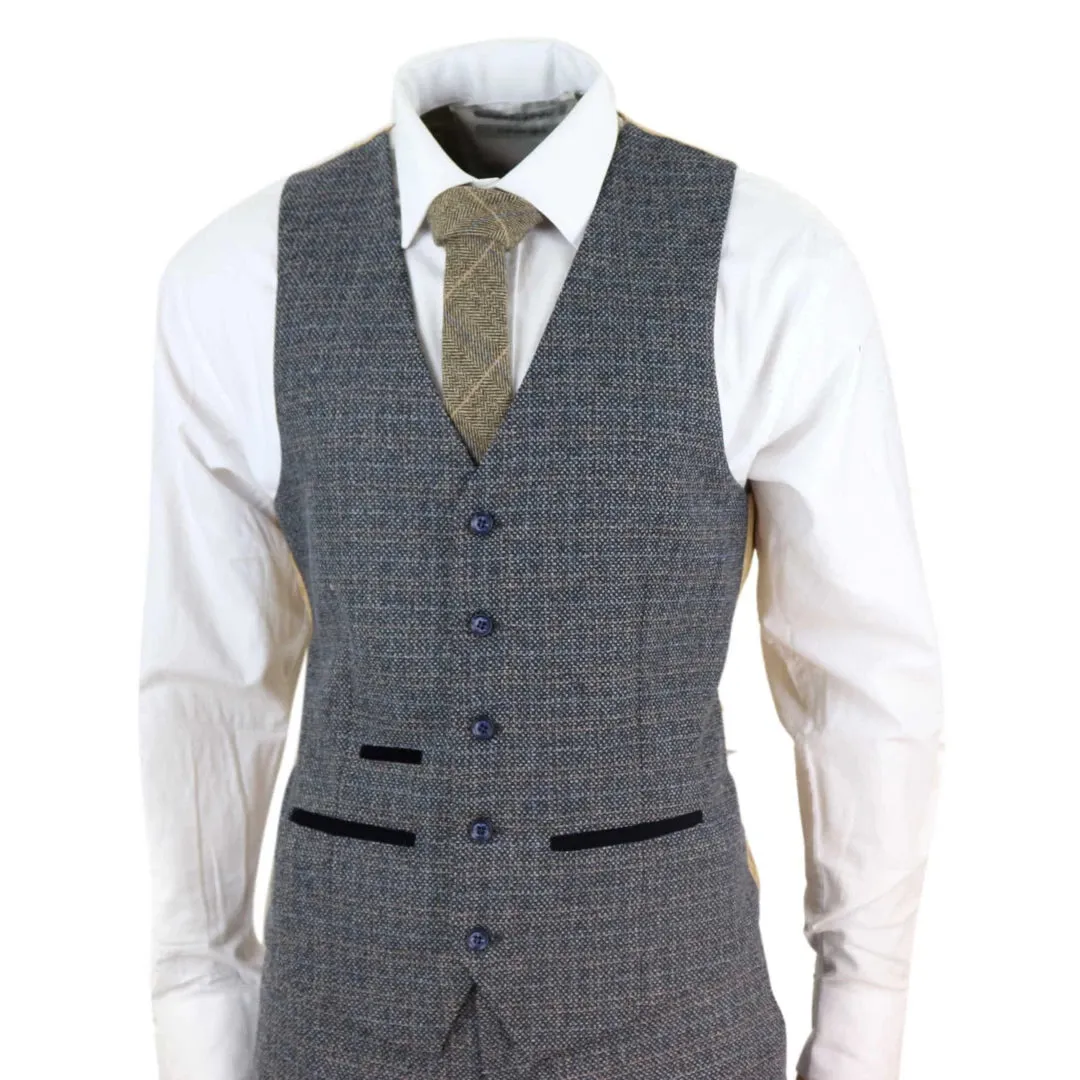 Ralph - Men's 3 Piece Suit Tweed Check 1920s