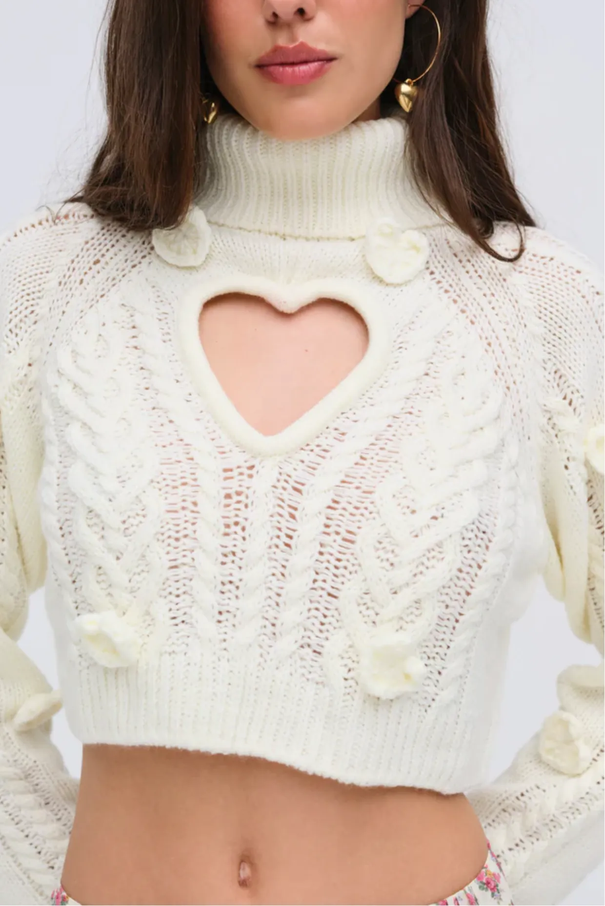 Rebecca Heart Sweater