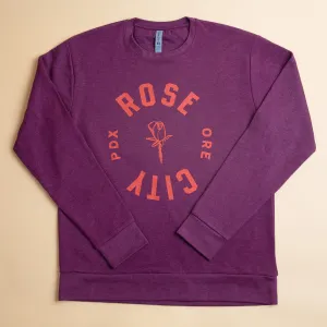 Rose City Crew Sweatshirt (Maroon)