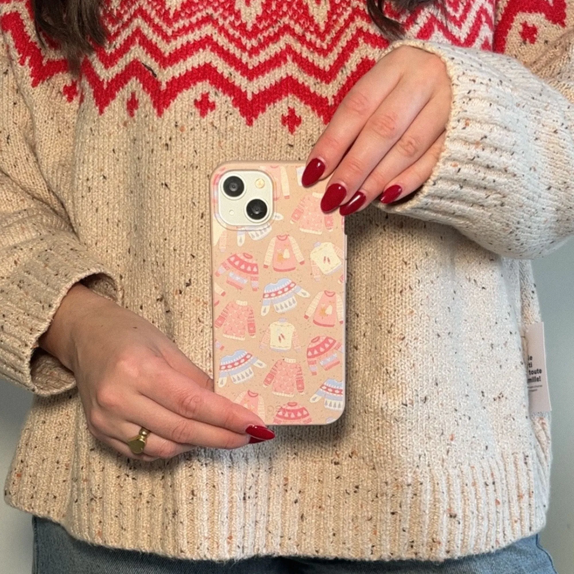 Seashell Sweater Weather iPhone 14 Case