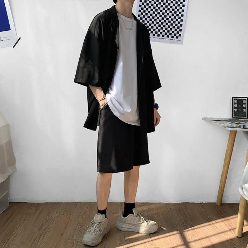 Soft Boy Shirt and Shorts Two Piece Set