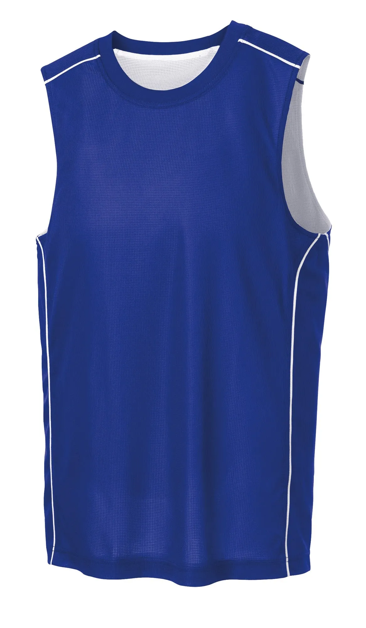 Sport-Tek PosiCharge Mesh Reversible Sleeveless Tee. T555