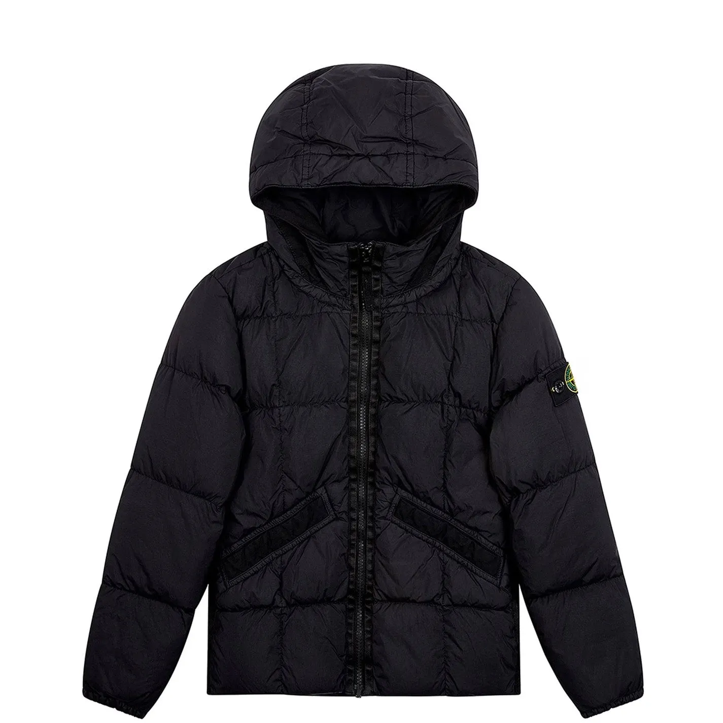 Stone Island Junior Garment Dyed Crinkle Down Jacket