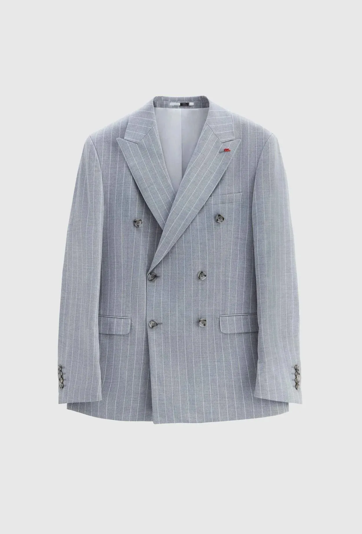 Twn Slim Fit Gray Stripe Patterned Suit