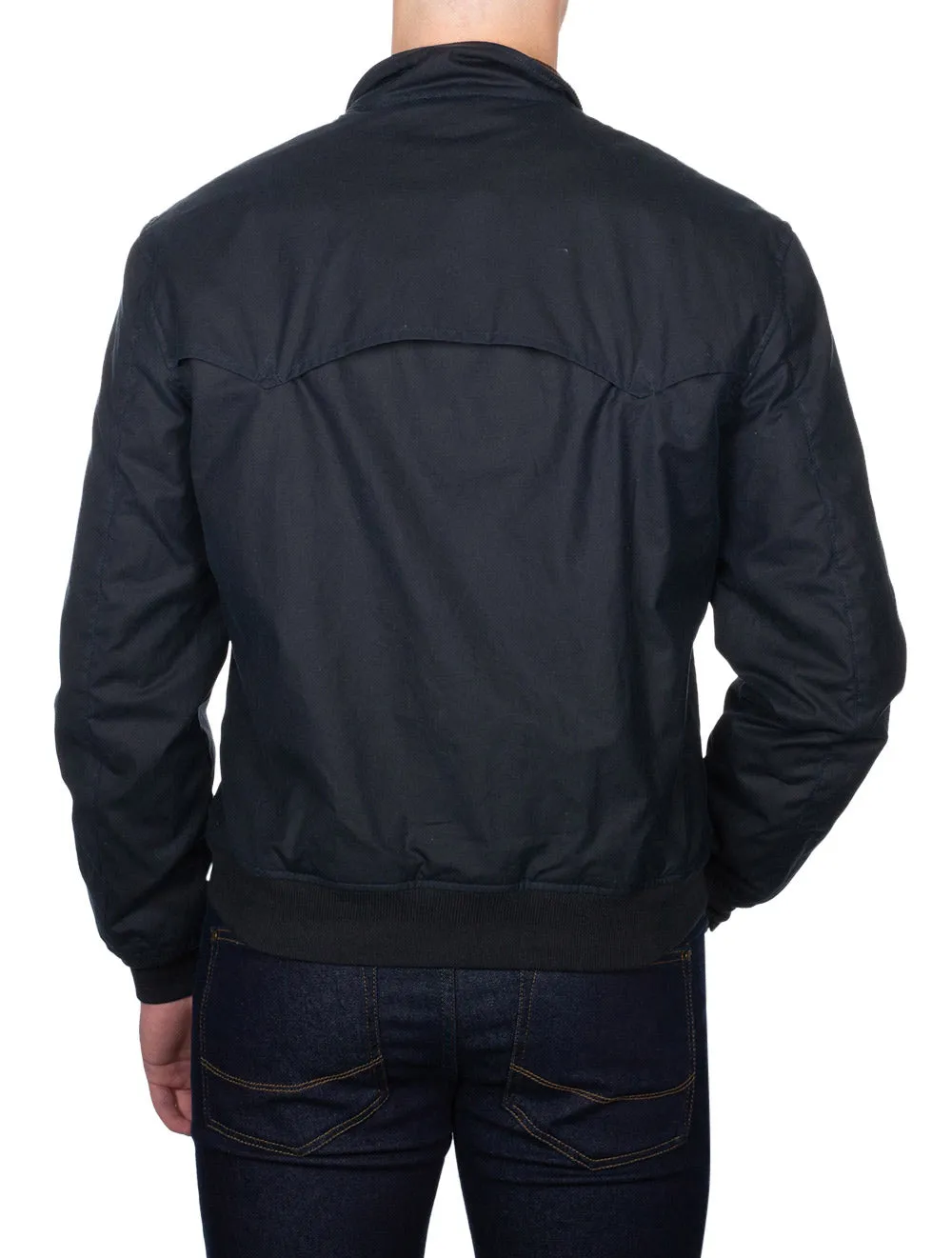 Waxed Insulated Bomber Cruise Navy