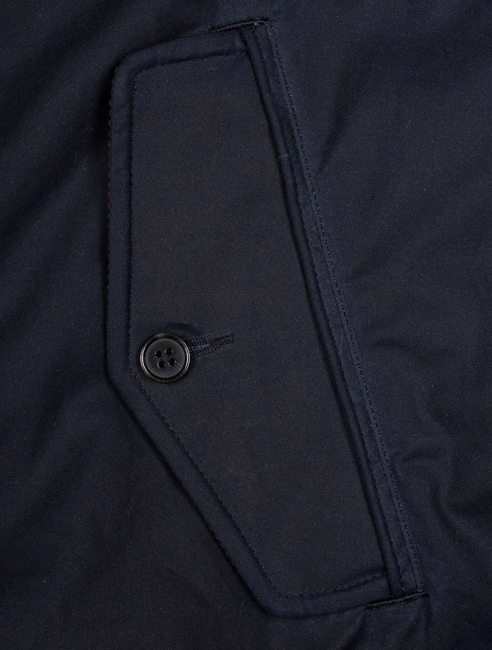 Waxed Insulated Bomber Cruise Navy