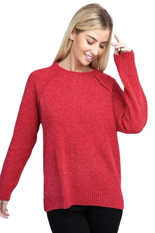 Zenana Chenille Sweater